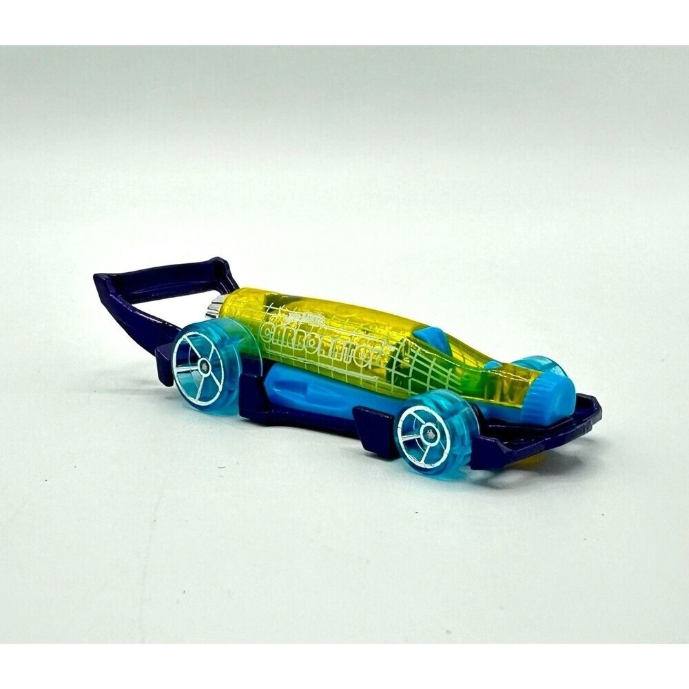 2019 HOT WHEELS CARBONATOR  BLUE & YELLOW 1:64 DIECAST 3 3/8" BOTTLE‎ OPENER CAR